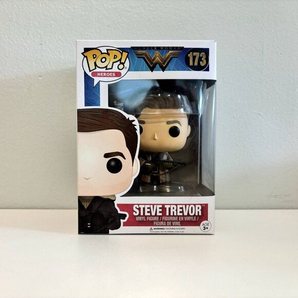 Steve Trevor Funko Pop 173 - Wonder Woman - Picture 1 of 7